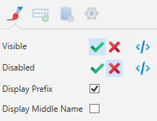 Pictuyre showing the Complex Name Middle Name Omitted. 